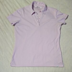 Lady Hagen Light Purple Women's Polo Shirt Size Medium